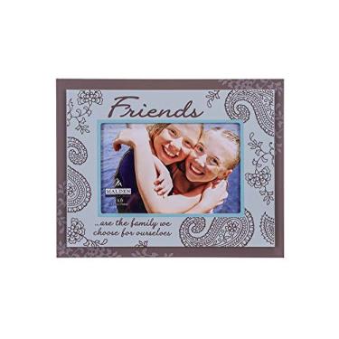Imagem de Malden International Designs 4332-46 Friends Moldura de madeira de camada dupla, 10 x 15 cm, marrom