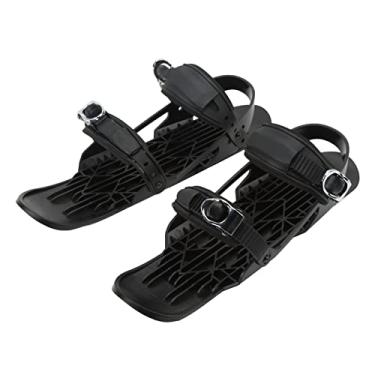 Imagem de Mini Patins de Esqui Curtos Ajustáveis, Patins de Neve de Inverno de Tamanho Livre, Pranchas de Esqui, Sapatos de Esqui Ao Ar Livre para Equipamentos de Esqui Esportivos de Inverno