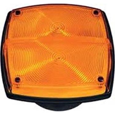 Imagem de Lanterna Traseira Amarelo Multifuncional uso geral Lente Gf019 Medidas C138 X A138 X P83