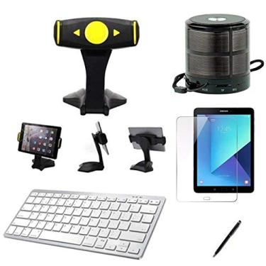Imagem de Kit Escola para Samsung Galaxy Tab S3 T820/T825 9,7" Suporte/Can/Pel/Teclado/Mini Speaker