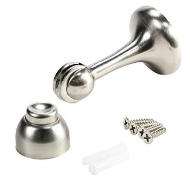 Imagem de Suporte magnético para porta Rok Hardware, níquel escovado, 7,6 cm, Brushed Nickel, 2 Pack