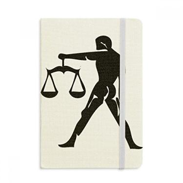 Imagem de Caderno de anotações com tema de libra e signo do zodíaco com capa dura oficial