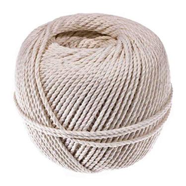 Imagem de Corda Macramé – Corda da Costa Oeste – 100% fio de algodão natural – suprimentos de algodão e macramé – para jardinagem, cozinhar, amarrar, artesanato, acampamento, feixes, #48 - 9oz (2.5mm x 150 feet), 1