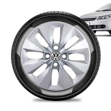 Imagem de Calota Volkswagen Voyage G5 e G6 aro 14 2013 2014 15 prata