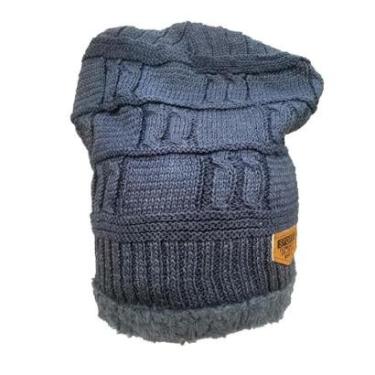 Imagem de Touca Adulto Unissex Confortável Inverno Com Forrado Gorro Proteção Frio Quentinha-Unissex