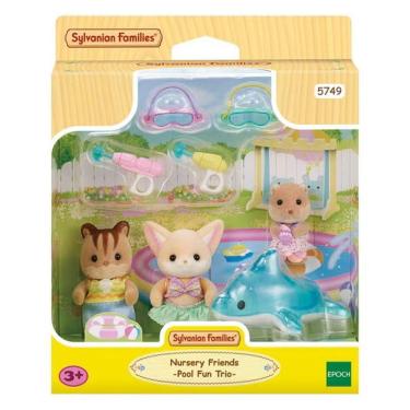 Imagem de Sylvanian Families Amigos Jardim Infância Diversão Piscina