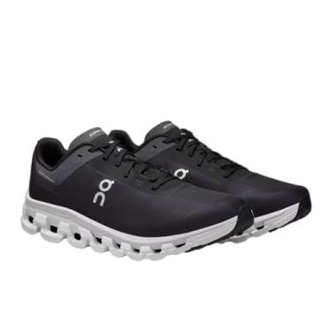 Imagem de On Cloudflow 4 Tênis de corrida feminino, Preto | Branco, 23.5 cm