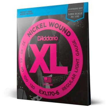 Imagem de Encordoamento Para Baixo D`addario 6 Cordas 032 EXL170-6