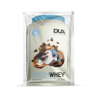 Imagem de Fresh Whey Protein - Chocolate e Pasta de Amendoim Sachê 29g - 20g de Proteínas por Porção - Suplementos Naturais, Suplementação Treino Academia, Ganho Muscular Hipertrofia - DUX HUMAN HEALTH