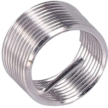 Imagem de MOUMOUTEN 20pcs M12 * 1 Mangas de fio de aço inoxidável 304 com rosca flexível Protetores de soquete Parafusos Fixadores Porcas de reparo Mangas métricas Polegadas Mangas de (1D)