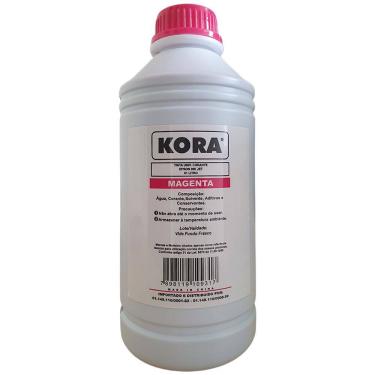 Imagem de Litro de Tinta Kora Epson Universal Corante M Magento Compativel Com Epson L3150 L3250 L355 L365 L375 L395