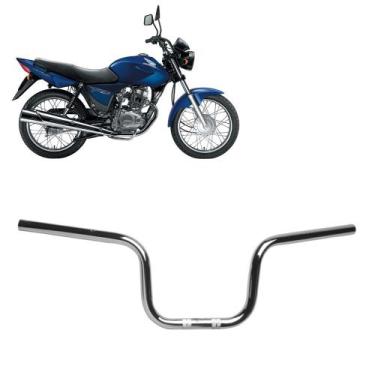 Imagem de Guidão Cg Titan Es 2002 2003 2004 2005 2006 2007 Cromado - MA Motos