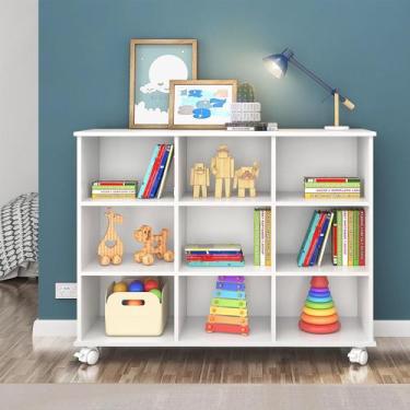 Imagem de Nicho Organizador C/ Rodizio Branco 1478 - Qmovi - LM DECOR