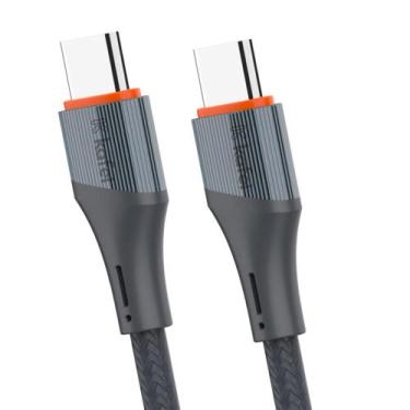 Imagem de Cabo Kafei Type C/Type C 1m Revestido de Nylon Ultra Reforçado. Ideal 