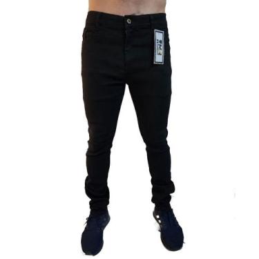 Imagem de Calça Preta Masculina Tradicional Direto da Fabrica - MVA Jeans, Preto