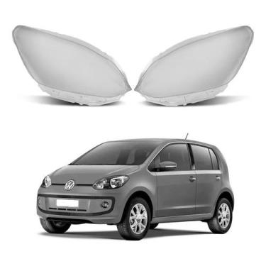 Imagem de Par 2 Lente Do Farol Dianteiro Volkswagen Up 1.0 2014 A 2016 - RF