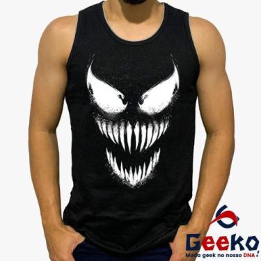 Imagem de Regata Venom 100% Algodão Geeko, Preto, P