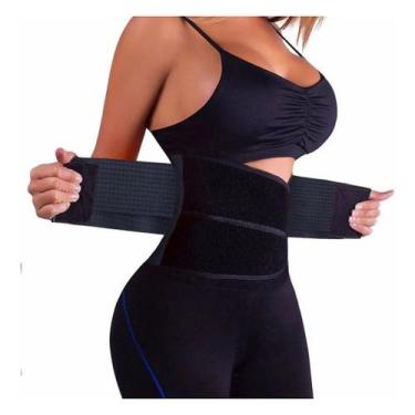 Imagem de Cinta Modeladora Feminina Abdominal termica Emagrecedora Efeito Sauna 