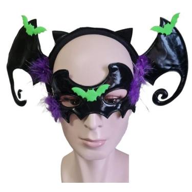 Imagem de Fantasia de Arco Tiara com Máscara de Morceguinha Halloween - Lynx