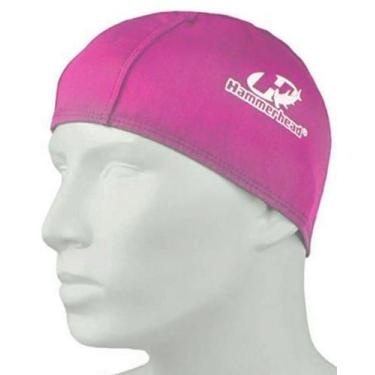 Imagem de Touca de Natação de Tecido Spandex Piscina Hammerhead, Único, Pink, Un
