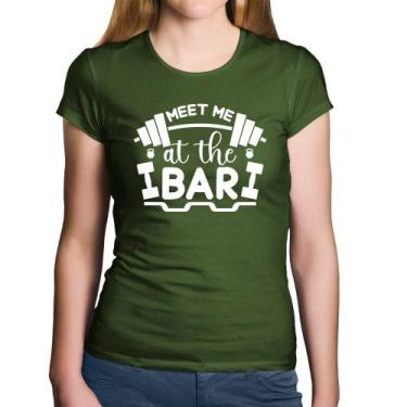 Imagem de Baby Look Algodão Meet Me At The Bar - Foca na Moda, Musgo, GGG