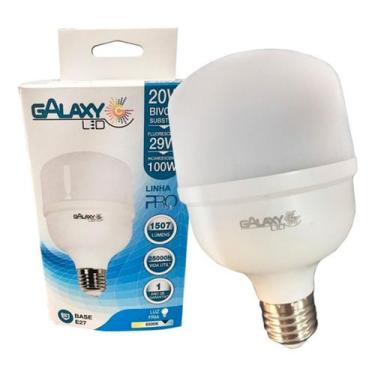 Imagem de Lâmpada de Led Bulbo 20W 6500K E27 Bivolt - Galaxy - GL20W6.5K 