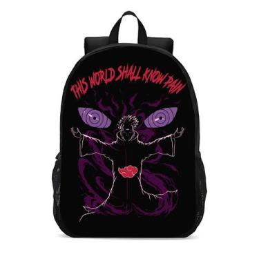 Imagem de Mochila Escolar Infanto Juvenil Anime Naruto Pain Novidades 0406 - Gee