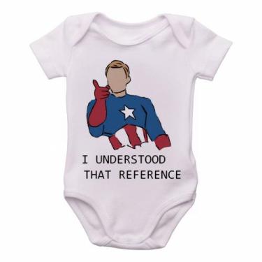 Imagem de body nenê criança roupa bebê   Capitão América  entendi a referência -