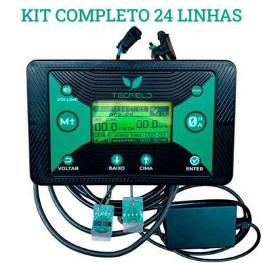 Imagem de Monitor de Plantio Contagem de sementes kit 24 linhas completo Tecfiel