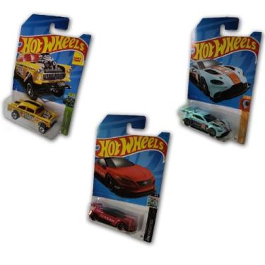 Imagem de Kit 3 Hot Wheels Carrinhos Sortidos Sem Repetição de modelo Cód. 1896 
