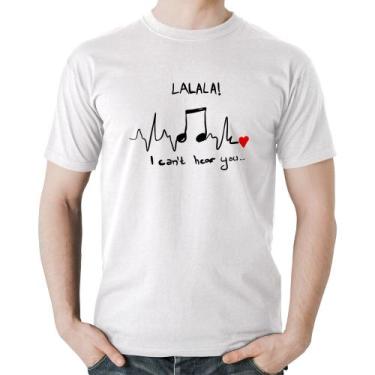 Imagem de Camiseta Algodão La La Lá - Foca na Moda, Branco, GGG
