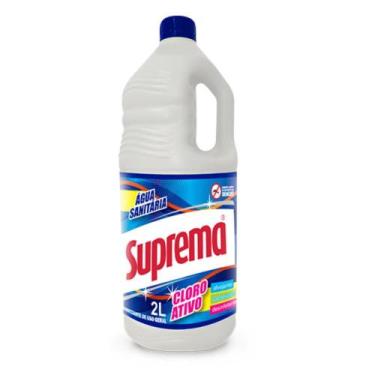 Imagem de Água Sanitária com cloro ativo Suprema 2 Litros