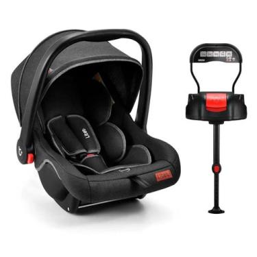 Imagem de Bebê Conforto Preto Mescla E Base Isofix - Litet