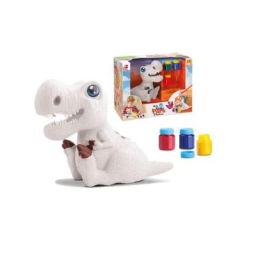 Imagem de Dinossauro Baby De Pintura Dinopark Com 3 Tintas - Bee Toys