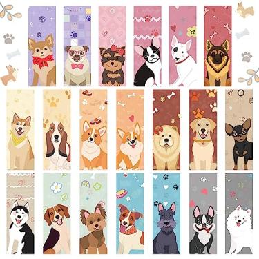 Imagem de Kosiz 200 peças de marcadores de livro fofos para crianças, conjunto de marcadores de livro divertidos em massa com desenho animado de animais de estimação inspiradores para meninos, amantes de