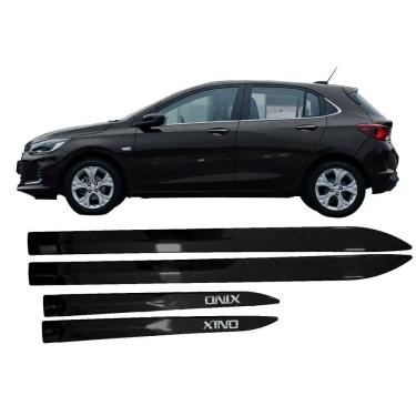 Imagem de Jogo Friso Lateral Novo Onix 2020/2022 Preto Ouro Negro