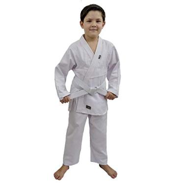 Imagem de Kimono Shinai Judo Gi Reforçado Infantil M4 com Faixa - Branco