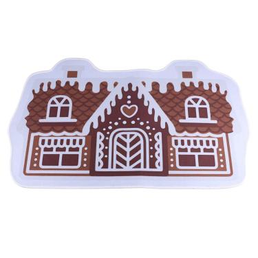 Imagem de Capacho Rústico Casinha Natal 50x80cm Cv244261 Cazza