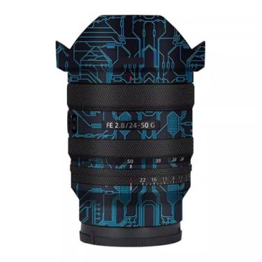 Imagem de Película protetora de lente para Sony FE 24-50 mm F2.8 G antirarranhões FE 2,8/24-50 G 2,8 (azul circuito)