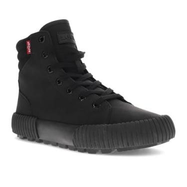 Imagem de Levi's Tênis feminino Olivia Mono UL Hightop Platform, Preto monocromático, 38