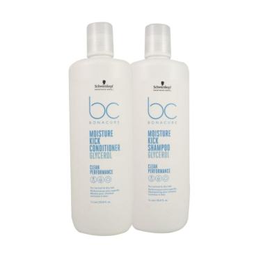 Imagem de Schwarzkopf Moisture Kick Kit Shampoo e Condicionador 1L