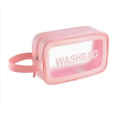 Imagem de Bolsa Nécessaire Femnina De Maquiagem Cosméticos Impermeável - Novo Sé