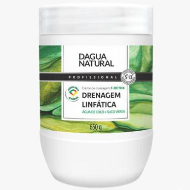 Imagem de Creme De Massagem Dagua Natural C Detox 650g Antioxidante Drenagem Lin