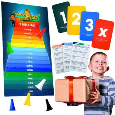 Imagem de Jogo Show do Milhão SBT brinquedo educativo jogos de tabuleiro para jogar em familia amigos presente menino menina infantil dia das criança 7 anos natal aniversário