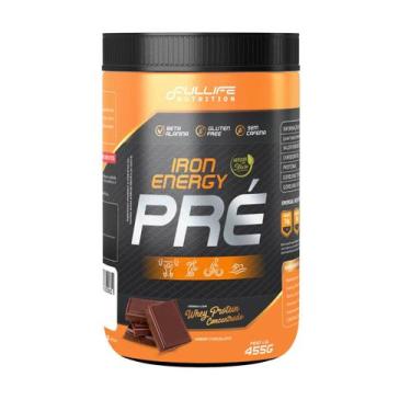 Imagem de Pré Treino Iron Energy 455gr Fullife, Chocolate