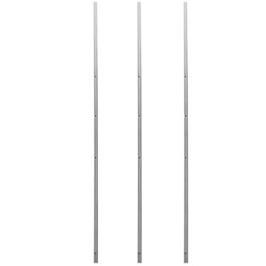 Imagem de POPETPOP 3 peças de reposição para mastro de pebolim para mesa de matraquilhos, mesa de operação de metal, barra de futebol, barra de futebol, acessórios de máquina de mesa, peças para mesa padrão