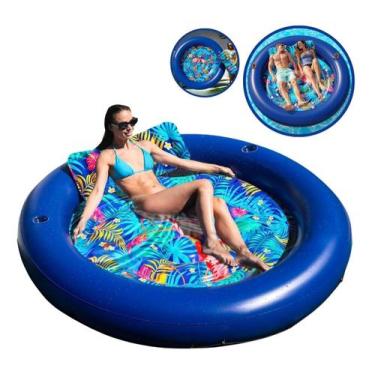 Imagem de Boia Colchão Inflável Casal Piscina Verão Praia Camping Way - Importwa