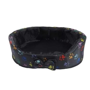 Imagem de Cama para Pet，Cama Caminha Pet com ZíPer para Cachorro Ou Gato LaváVel L(Preto,Nº 2 (P))