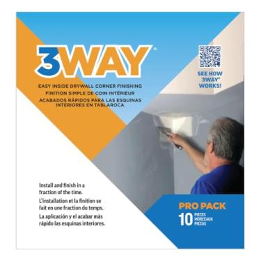 Imagem de 3Way Canto interno para drywall (pacote com 10)