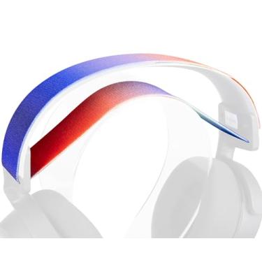 Imagem de SOULWIT Faixa de Cabeça Flexível de Tecido de Reposição para SteelSeries Arctis 7/7+/7X/7X+/7P/7P+/9/9X/Pro/Prime Fones de Ouvido, Almofada de Faixa de Cabeça para Reparo - arco-íris